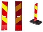 Ogranicznik skrajni drogowy - tablica kierująca U-21a U-21b sierżant, dwustronna, elastyczna skandynawska