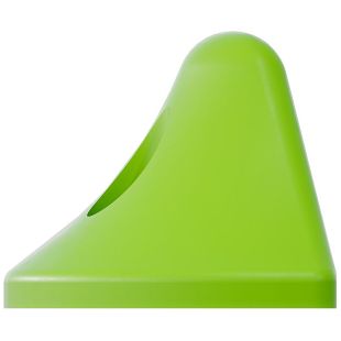 Ogranicznik, stoper parkingowy, 75x12x10cm zielony/biały