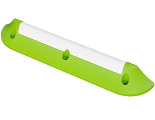 Ogranicznik, stoper parkingowy, 75x12x10cm zielony/biały