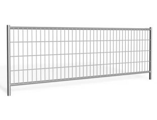 Ogrodzenie budowlane ażurowe tymczasowe niskie