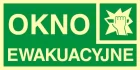 Okno ewakuacyjne - znak ewakuacyjny - AC009