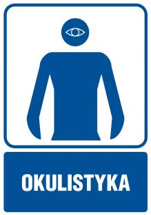 Okulistyka - znak informacyjny - RF009
