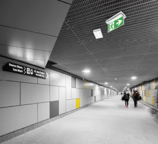 Oprawa awaryjna LED - ONTEC S, antypaniczne / wyznaczanie kierunku ewakuacji