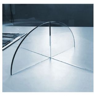 Osłona z plexi - okienko, otwór półokrągły