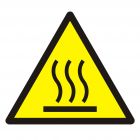Ostrzeżenie przed gorącą powierzchnią - znak bhp ostrzegający - GDW017