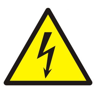 Ostrzeżenie przed porażeniem prądem elektrycznym
