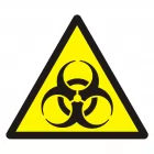 Ostrzeżenie przed skażeniem biologicznym - znak bhp ostrzegający - GDW009