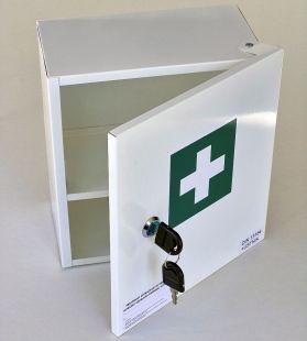Otwarta metalowa apteczka pierwszej pomocy PK-20