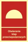 Otwieranie klap przeciwpożarowych - znak przeciwpożarowy ppoż - BB010 - BB010 Otwieranie klap przeciwpożarowych - znak przeciwpożarowy ppoż - BB010