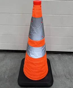 Pachołek składany, podświetlany LED