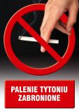Palenie tytoniu zabronione 3 - znak informacyjny - PC501 - Oznakowanie palarni w miejscu pracy