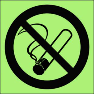 Palenie tytoniu zabronione - znak przeciwpożarowy ppoż - BA001