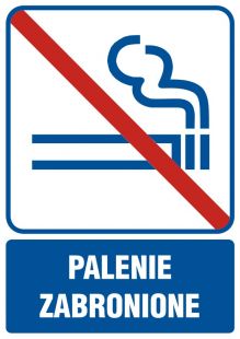 Palenie zabronione - znak informacyjny - RB503
