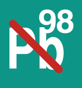 Paliwo bezołowiowe - 98 oktanów PB98 - znak stacje benzynowe - SB006