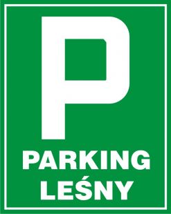 Parking Leśny - znak, lasy - OB032