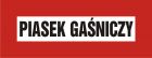 Piasek gaśniczy - znak przeciwpożarowy ppoż - BC108