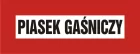 Piasek gaśniczy - znak przeciwpożarowy ppoż - BC108