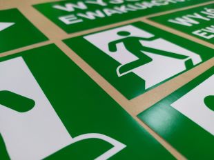 Piktogram na oprawę lampę awaryjną ONTEC E G S