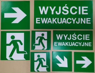 Piktogram na oprawę lampę awaryjną ONTEC E G S