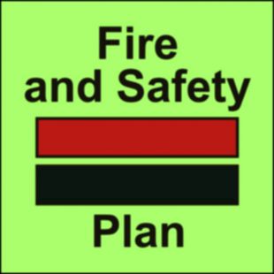 Plan ochrony przeciwpożarowej oraz urządzeń ratowniczych - znak morski - FI128