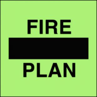 Plan ochrony przeciwpożarowej w pojemniku - znak morski - FA001