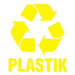 Plastik 1 - znak informacyjny, segregacja śmieci - PA053