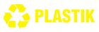 Plastik 2 - znak informacyjny, segregacja śmieci - PA072