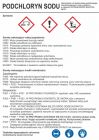 Podchloryn sodu - etykieta chemiczna, oznakowanie opakowania - LC014