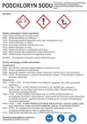 Podchloryn sodu - etykieta chemiczna, oznakowanie opakowania - LC014