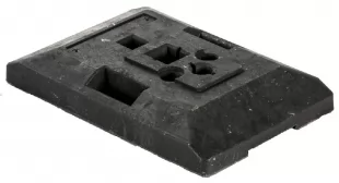 Podstawa, stopa drogowa - 16kg - PCV - pod słupki, sierżanty, skrajnie - P018