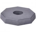 Podstawa, stopa drogowa gumowa GPO - pod słupki U-12 drogowe, parkingowe ø50