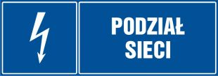 Podział sieci - znak elektryczny