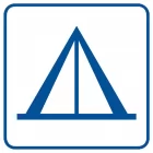 Pole namiotowe (camping) - znak informacyjny - RA096