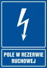 Pole w rezerwie ruchowej - znak elektryczny