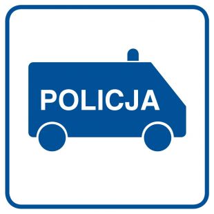 Policja - znak informacyjny - RA082