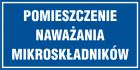 Pomieszczenie naważania mikroskładników - znak informacyjny - PB066