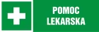 Pomoc lekarska - znak informujący - NA102