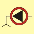 Pompa zęzowa awaryjna - znak morski - FA020