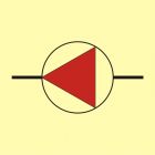 Pompy pożarnicze - znak morski - FI048