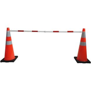 Poprzeczka teleskopowa na pachołki, barierka