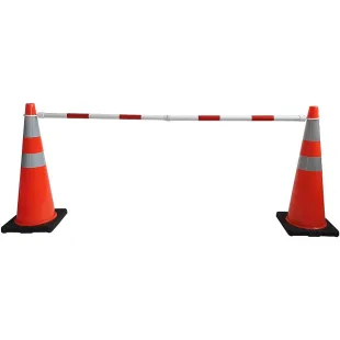 Poprzeczka teleskopowa na pachołki, barierka