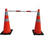 Poprzeczka teleskopowa na pachołki, barierka