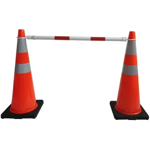 Poprzeczka teleskopowa na pachołki, barierka