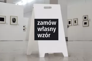Potykacz ostrzegawczy BHP - dowolny nadruk 50x80 cm