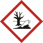 Produkt niebezpieczny dla środowiska - znak piktogram GHS 09 CLP - LF009
