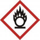 Produkt utleniający - znak piktogram GHS 03 CLP - LF003