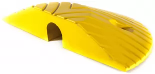 Próg podrzutowy zwalniający, drogowy 5cm, najazd 34cm - U-17