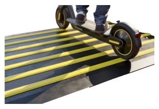 Próg zwalniający dla rowerów i hulajnóg