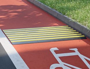 Próg zwalniający dla rowerów i hulajnóg