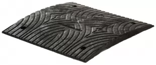 Próg zwalniający drogowy - liniowy, listwowy 3cm, najazd 50cm - U-16 SLOWLY